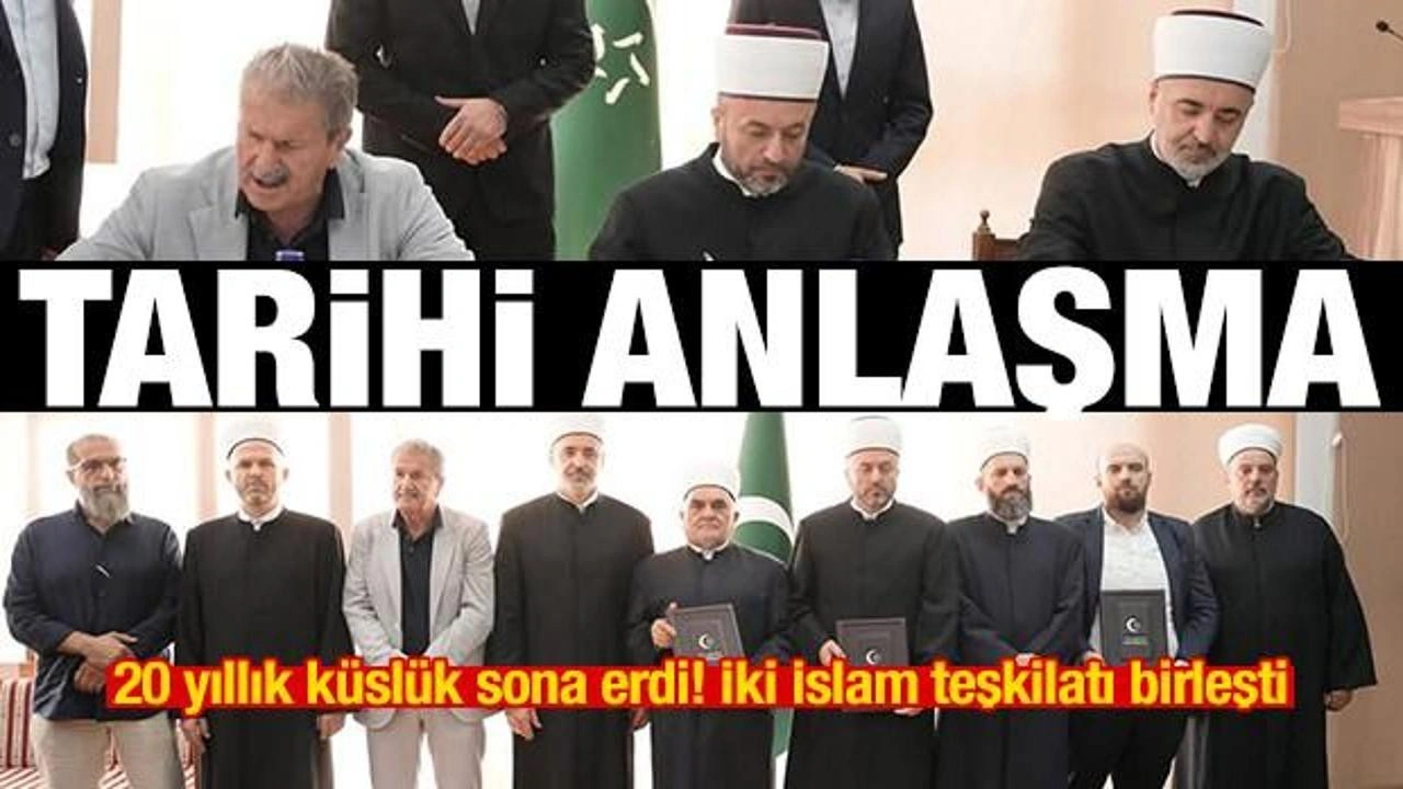20 yıllık k&uuml;sl&uuml;k sona erdi: İki İslam teşkilatı birleşti