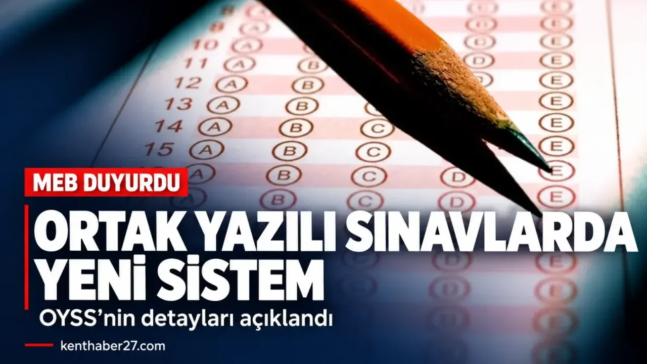 MEB’den ortak yazılı sınavlar için yeni sistem: Detaylar açıklandı