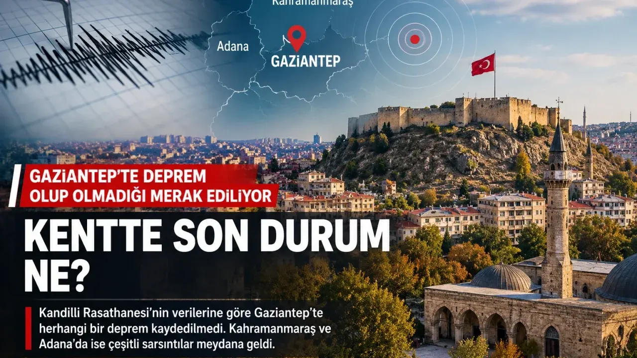 Gaziantep’te Gözler Deprem Verilerinde, Kentte Sarsıntı Kaydedildi mi?
