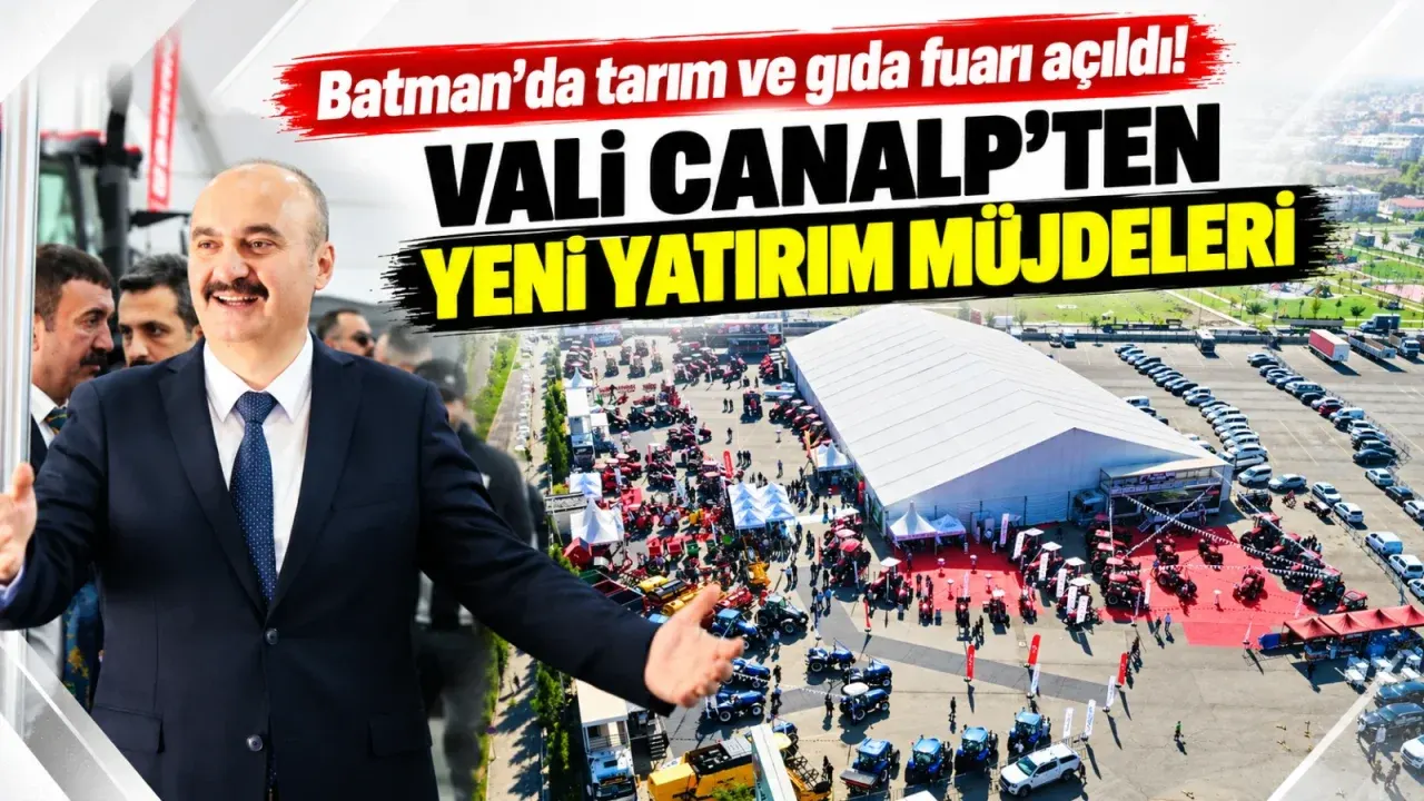 Vali Canalp’ten yeni yatırım müjdeleri