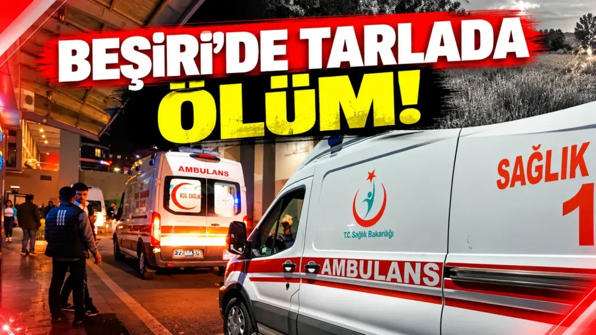 Beşiri’de tarlada ölüm!