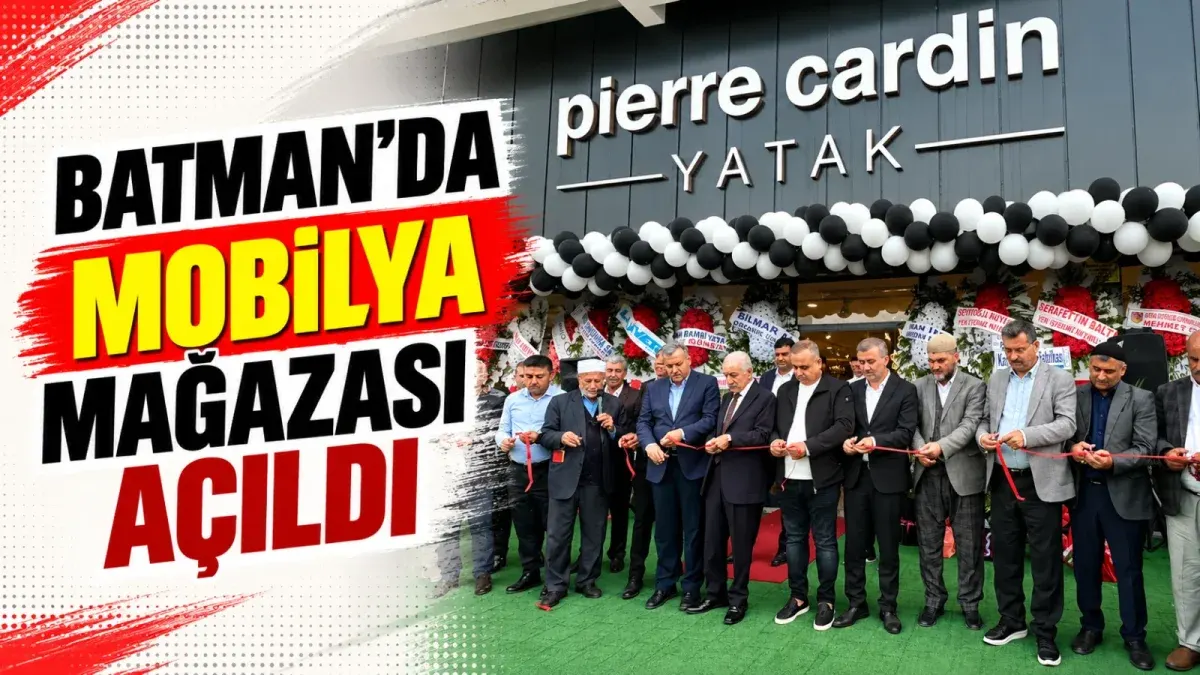 Batman’da mobilya mağazası açıldı