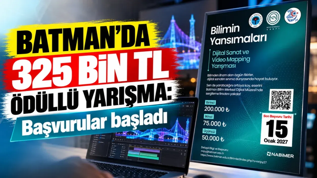 Batman’da 325 bin TL ödüllü yarışma: Başvurular başladı