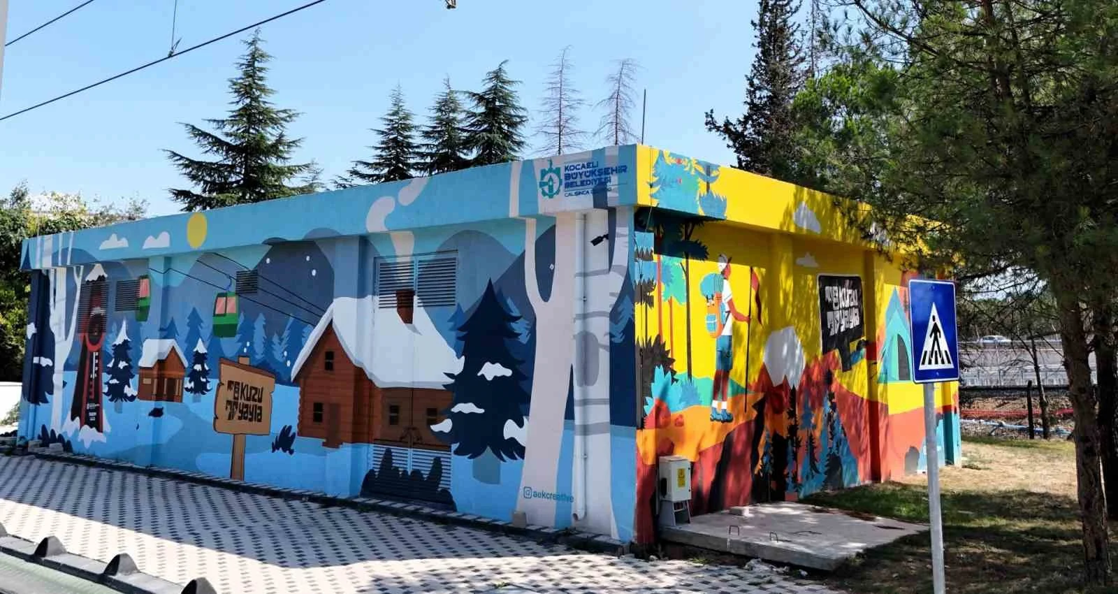 Kocaeli’nin değerleri duvarlara renk katıyor