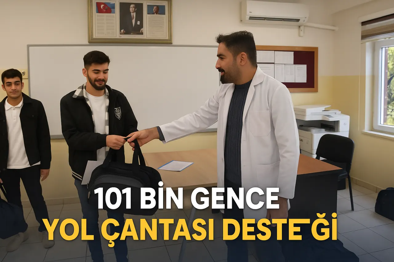 Gaziantep’te vatani göreve hazırlanan 101 bin gence yol çantası desteği