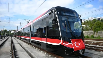 Bozankaya'nın Samsun için ürettiği yeni nesil tramvaylar sefere çıktı