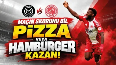 Manisa FK-Petrolspor maçının skorunu bil pizza veya hamburger kazan