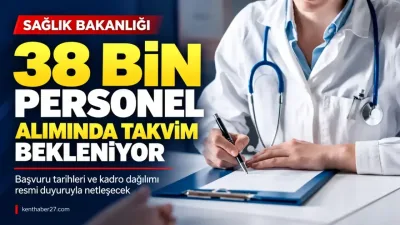 Sağlık Bakanlığı’nın 38 Bin Personel Alımında Takvim Bekleniyor