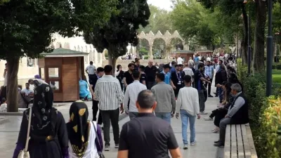 Balıklıgöl'de hafta sonu yoğunluğu yaşandı