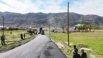  Bağlantı yolu sıcak asfaltla yenilendi