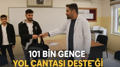 Gaziantep’te vatani göreve hazırlanan 101 bin gence yol çantası desteği