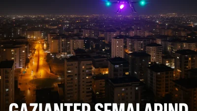 Gaziantep semalarında güvenlik takibi 36 dronla yürütülüyor