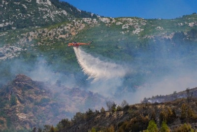 Alanya'daki orman yangını ikinci g&uuml;n&uuml;nde (6)