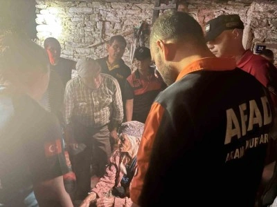 Alzheimer hastası yaşlı kadın ekiplerin &ccedil;alışmasıyla sağ bulundu