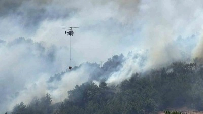 Balıkesir&rsquo;de tek yangın cephesi: G&ouml;me&ccedil;