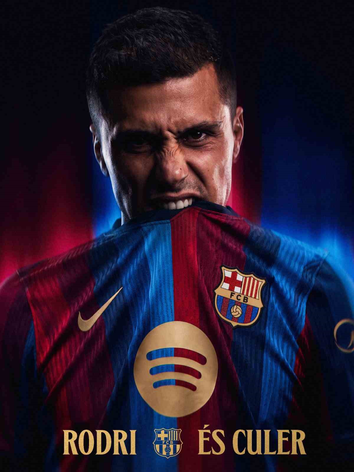 Barcelona, Rodri&rsquo;yi renklerine bağladı