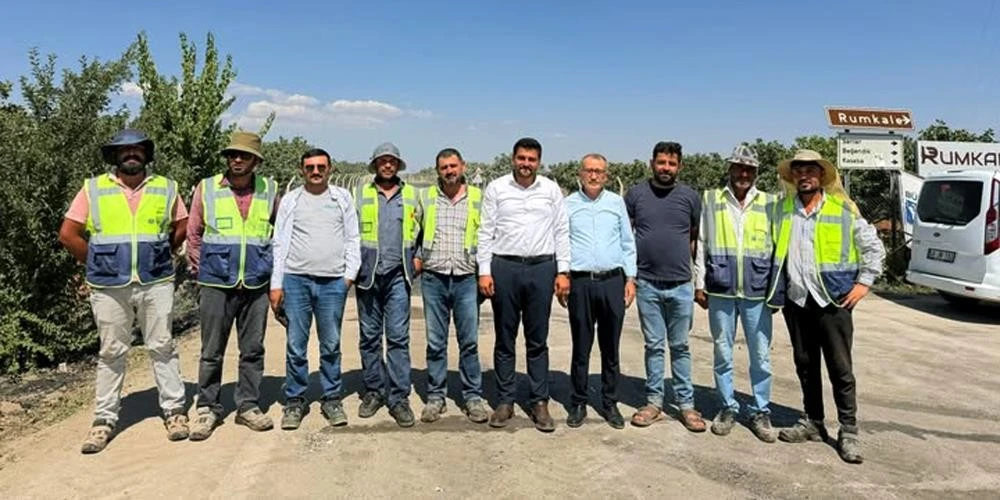 Başkan Şahin&rsquo;e Araban&rsquo;daki asfalt hizmeti i&ccedil;in teşekk&uuml;r