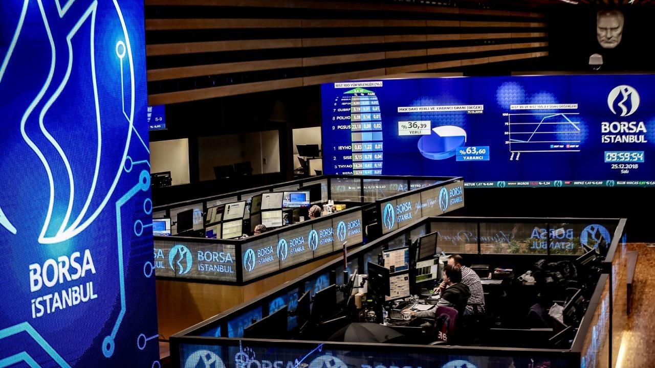 Borsa g&uuml;n&uuml; d&uuml;ş&uuml;şle tamamladı