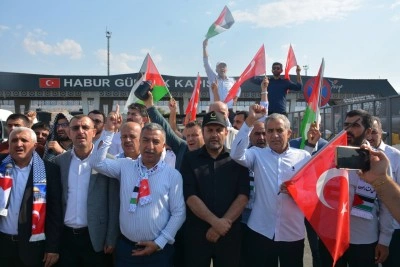 Bosna Hersek'ten yola &ccedil;ıkan "Filistin Konvoyu"na Şırnak'tan destek a&ccedil;ıklaması