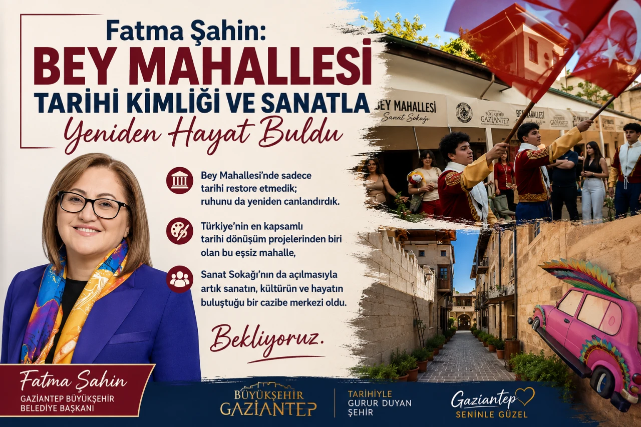 Fatma Şahin: Bey Mahallesi, Tarihi Kimliği ve Sanatla Yeniden Hayat Buldu