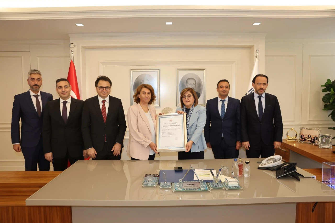 GASKİ&rsquo;den T&uuml;rkiye&rsquo;de Bir İlk, Mavi Su Verimliliği Belgesi&rsquo;nin Sahibi Oldu