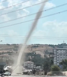 Gaziantep Serbest B&ouml;lge&rsquo;de Hortum Panik Yarattı
