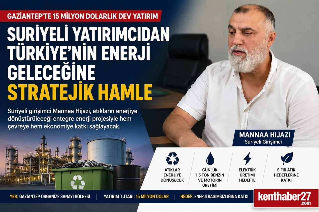 Gaziantep&rsquo;ten T&uuml;rkiye&rsquo;nin Enerji Geleceğine 15 Milyon Dolarlık Stratejik Yatırım