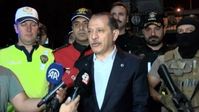 İstanbul İl Emniyet M&uuml;d&uuml;r&uuml; Yıldız, Esenyurt'ta helikopter destekli asayiş denetimine katıldı