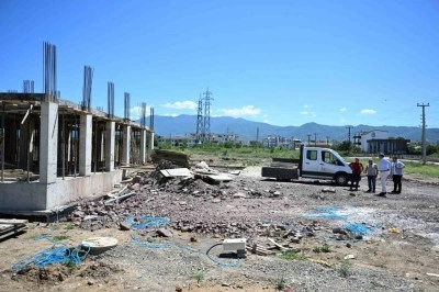 Kartepe&rsquo;deki yeni Polis Merkezi Amirliği inşaatı y&uuml;kseliyor