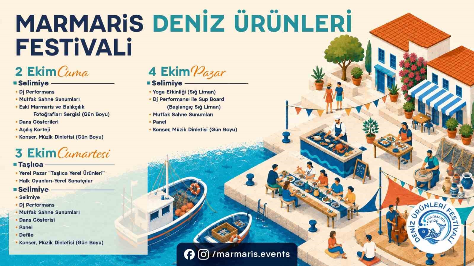 Marmaris&rsquo;te 2. Deniz &Uuml;r&uuml;nleri Festivali i&ccedil;in geri sayım başladı