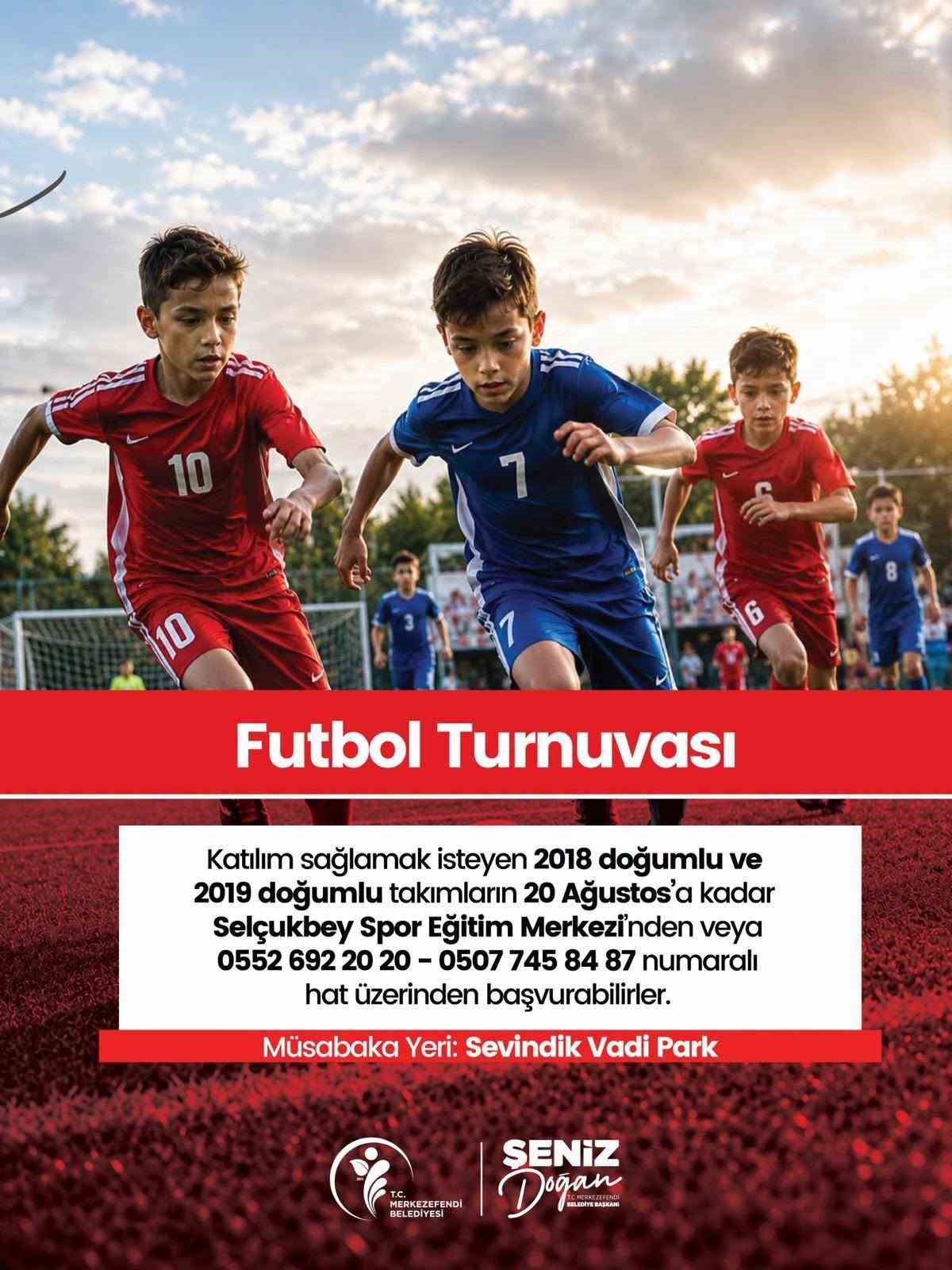 Merkezefendi&rsquo;de 30 Ağustos Zafer Kupası Turnuvaları başlıyor