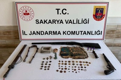Roma ve Bizans d&ouml;nemine ait 63 tarihi eser ele ge&ccedil;irildi