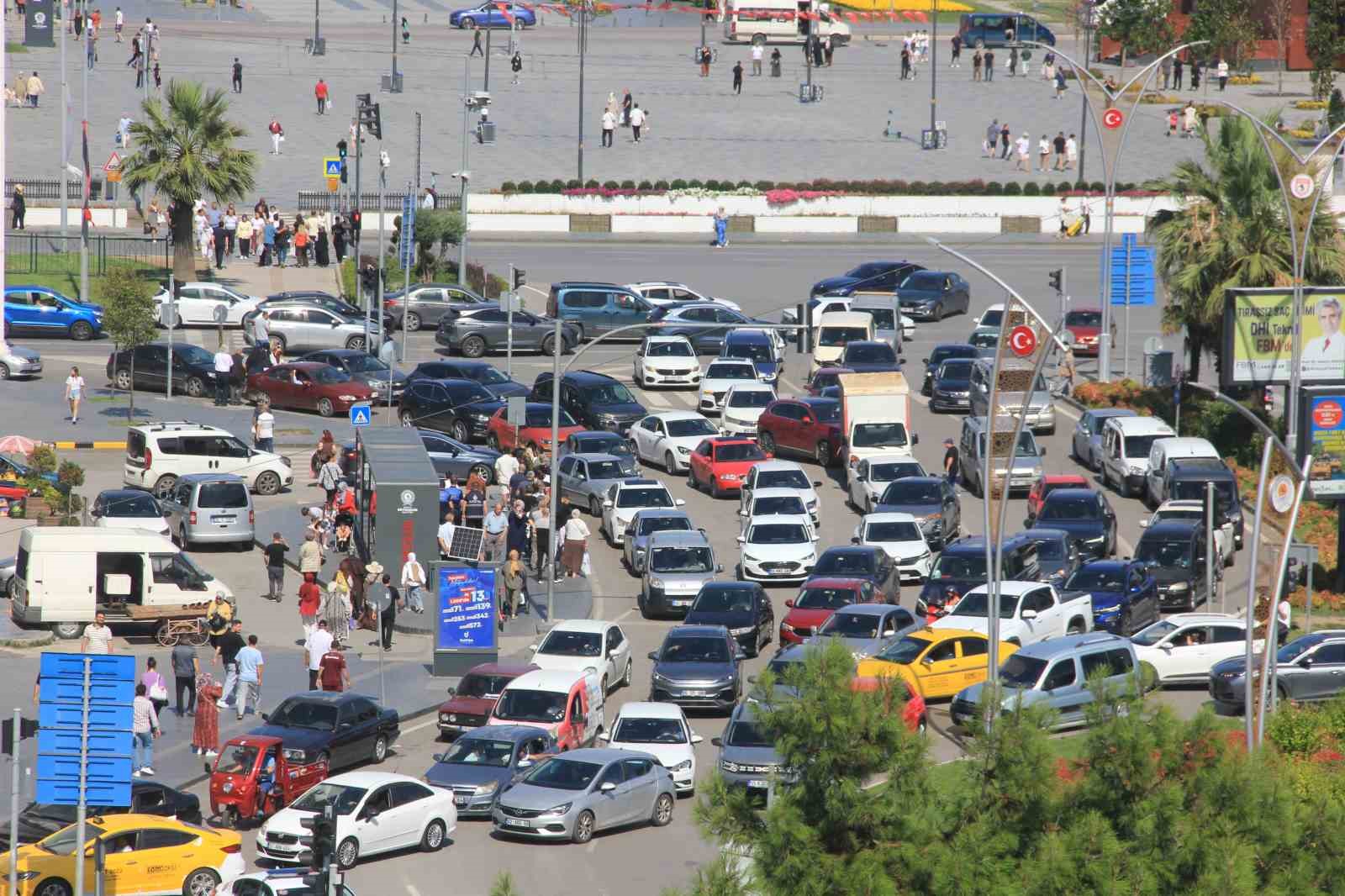 Samsun&rsquo;da taşıt sayısı 555 bini aştı