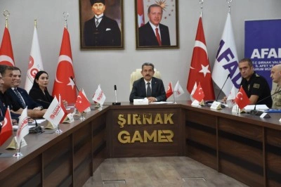Şırnak'ta "TAMP Aşırı Sıcaklık Masa Başı ve Saha Tatbikatı" yapıldı