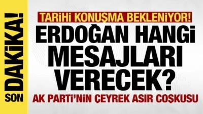 Tarihi mitingte tarihi konuşma! Cumhurbaşkanı Erdoğan hangi mesajları verecek?