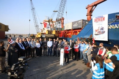 T&uuml;rkiye&rsquo;deki STK&rsquo;lardan L&uuml;bnan&rsquo;a 1,2 milyar TL değerinde insani yardım