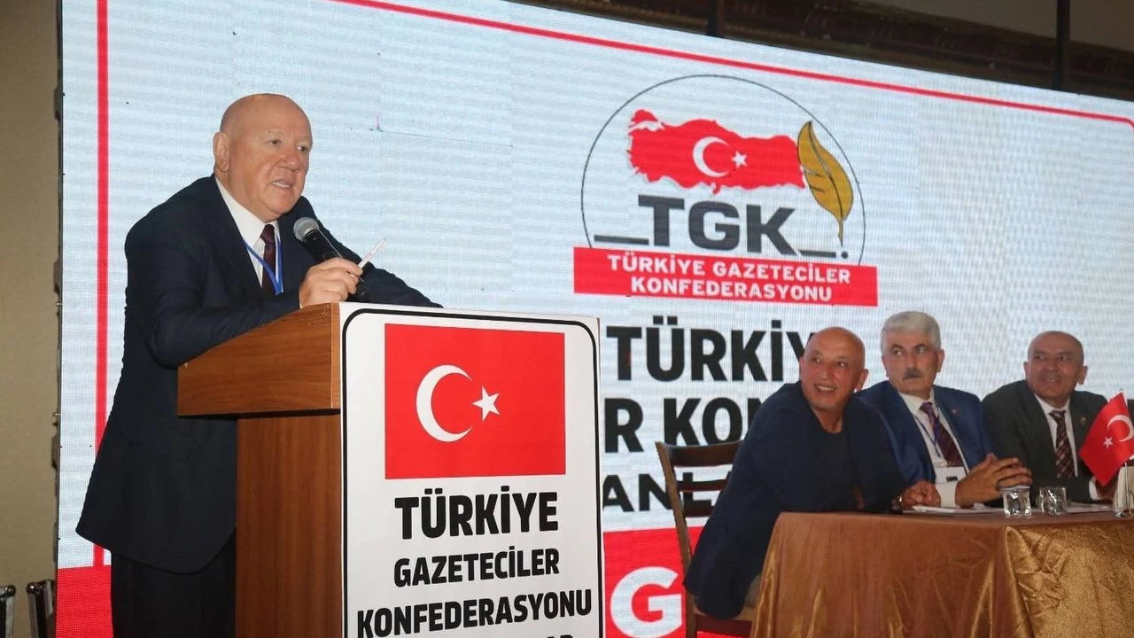 T&uuml;rkiye Gazeteciler Konfederasyonu'ndan Vahap Şehitoğlu'na Destek